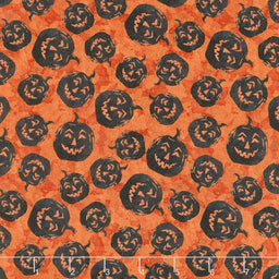 Frightful Night - Pumpkin Toss Orange Yardage