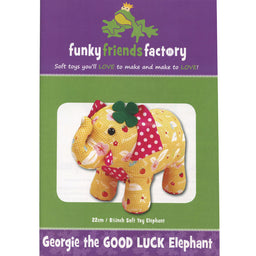 Georgie The Good Luck Elephant Funky Friends Factory Pattern