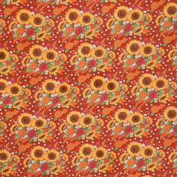 Happy Fall - Harvest Bouquet Barn Red Yardage Primary Image