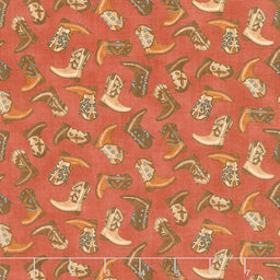 Home on the Range - Boot Country Clay Red Yardage