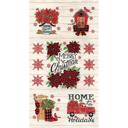 Home Sweet Holidays - Home Sweet Home Winter White Panel
