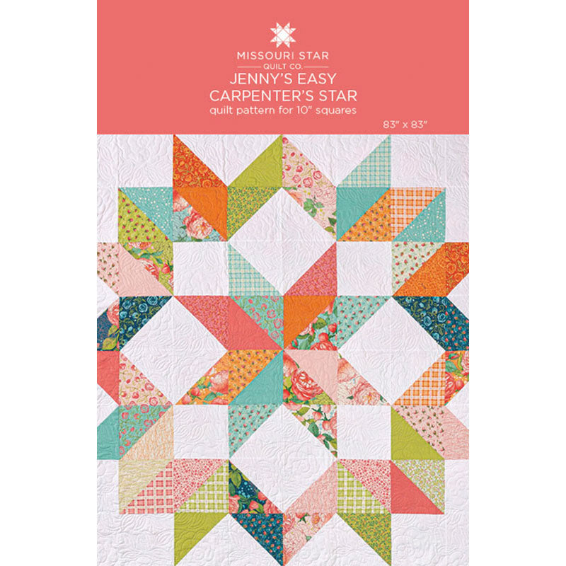 Jenny's Easy Carpenter's Star Quilt Pattern by Missouri Star