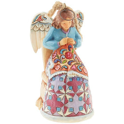 Jim Shore Heartwood Creek Sewing Angel Ornament