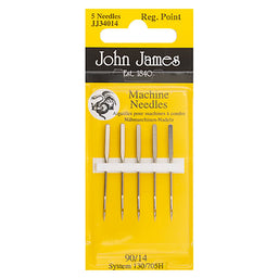 John James Machine Needles - Regular Sharp Point 14/90