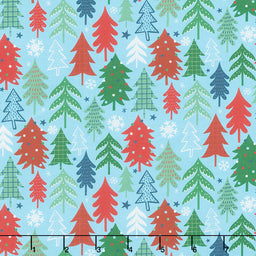 Jolly Season - Trees Frost Yardage