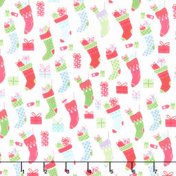 Joy - Stocking Stuffers White Multi Yardage