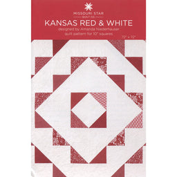 Kansas Red & White Quilt Pattern by Missouri Star