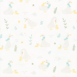 Little Ducklings - Ducklings White Yardage Primary Image