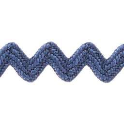 Lori Holt Vintage Ric Rac Small Trim - Denim 1/4" Ploy