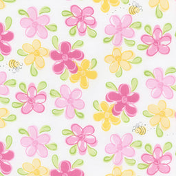 Mama Lal - Susybee Floral White Yardage