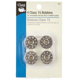 Metal Bobbins - Class 15 (4 ct)