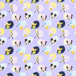 Mickey Mouse Play All Day - Characters Periwinkle Yardage Primary Image
