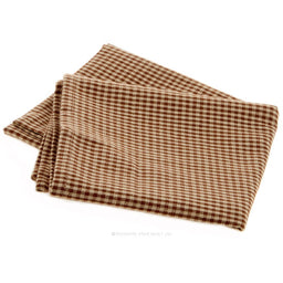 Mini Check Brown Teadye Tea Towel