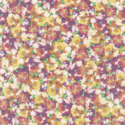 Painterly Petals - Flowers Harvest Digitally Printed Yardage