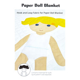 Paper Doll Blanket Hook and Loop Fabric - 10 Pack