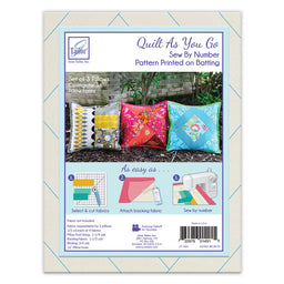 Pillow Cover Quilt As You Go Preprinted Batting