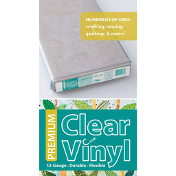 Premium Clear Quilter's Vinyl 18" Wide