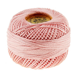 Prescencia Perle Cotton Thread Size 8 Medium Shell Pink