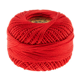 Prescencia Perle Cotton Thread Size 8 Red