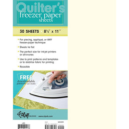 Quilter's Freezer Paper Sheets