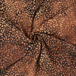 Rayon Batik Prints - Fudge Animal Skin Rayon Batik Fabric