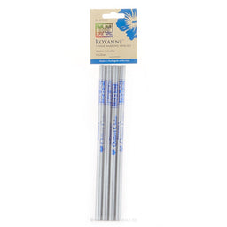 Roxanne Chalk Pencils Silver 4pk