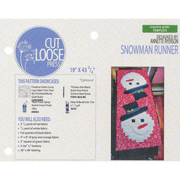 Snowman Runner Pattern