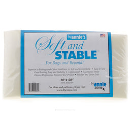 Soft and Stable 18" x 58" White Polyester Foam