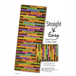 Straight & Easy Table Runner & Place Mats Pattern