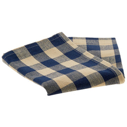 Tea Towel - Buffalo Check Navy and Tea Dye