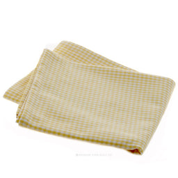 Tea Towel - Mini Check Yellow and White