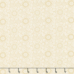 The Seamstress - Stylize Flower Flax Yardage