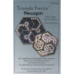 Triangle Frenzy® Hexagon Table Topper Pattern