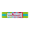 Tula Pink 1 1/2" Webbing - Classic Lime and Bright Aqua