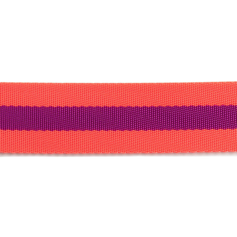 Tula Pink 1 1/2" Webbing - Watermelon and Plum