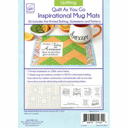 Uplifting Quilt As You Go Inspirational Mug Mats Kit