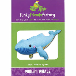 William Whale Funky Friends Factory Pattern