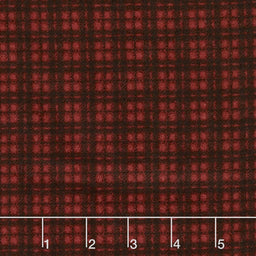 Woolies Flannel - Red Plaid Yardage