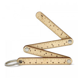 Zig Zag Ruler Keychain