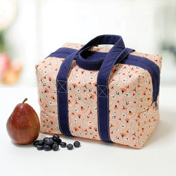 Zippity-Do-Done™ Insulated Lunchbox Tote - Navy Zipper