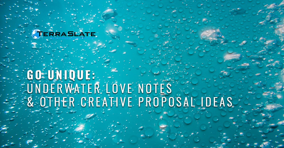 Go Unique: Underwater Love Notes & Other Creative Proposal Ideas
