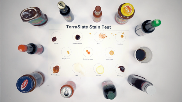 TerraSlate Stain Test