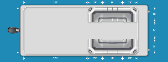 pontoon furniture layout