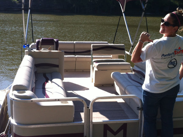 Rebuild project complete another great looking pontoon boat