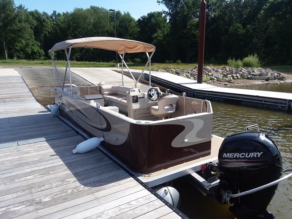 homemade pontoon boat