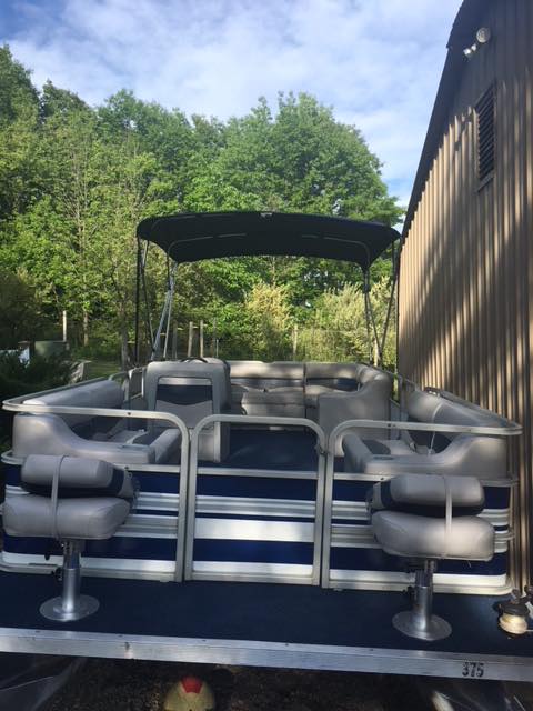 New Sylvan Pontoon Boat Seats