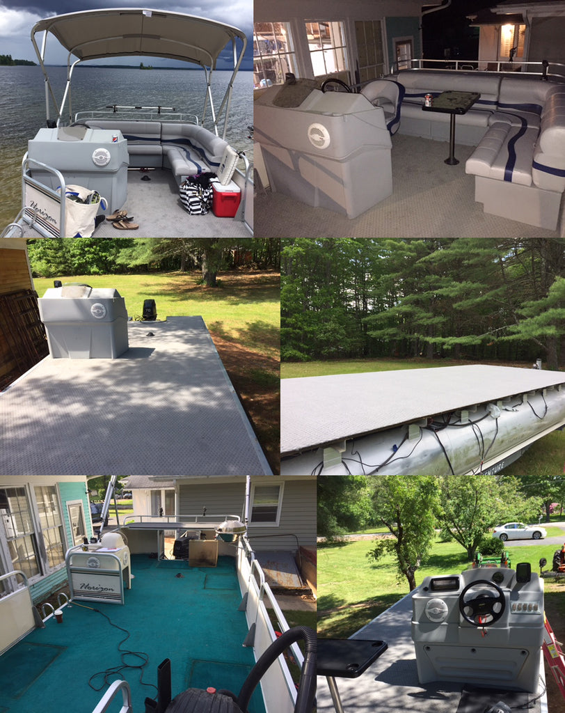 premium pontoon boat renovation