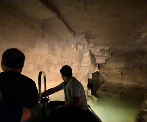 mystry river tour within bluespring caverns indiana