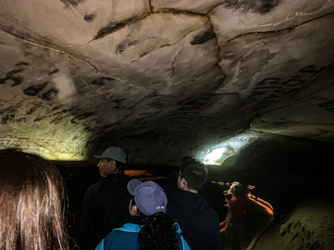 signature hall along dripstone trail tour in marengo cave