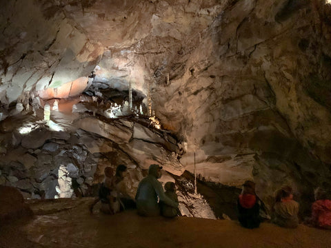 the big room inside tuckaleechee caverns, tennessee